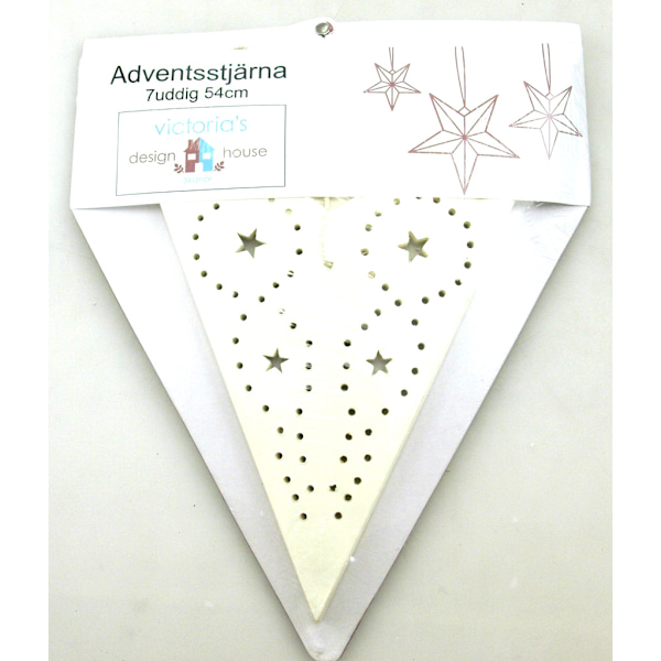 Adventsstjerne papstjerne 74 cm white