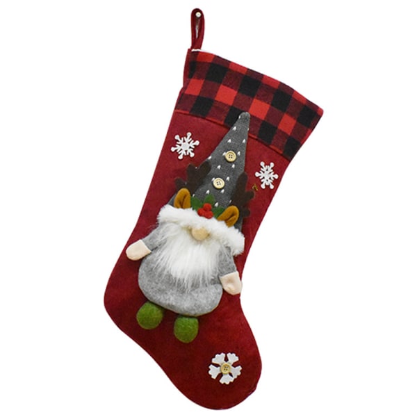 Julestrømpe, 3D Xmas-strømper for peishenging style 3