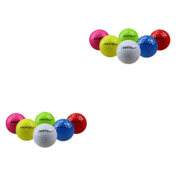 1/2 Dusin Sports LED Golfballer Gløder I Mørket Nattlys 2PCS