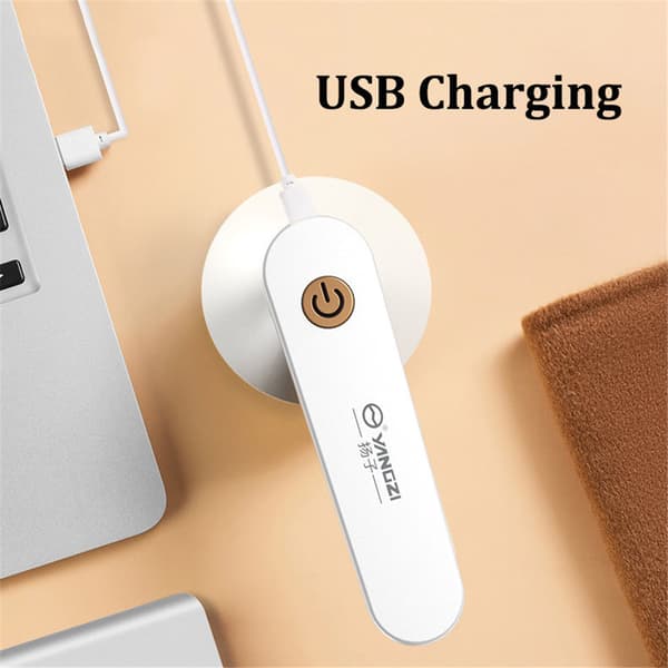 Elektrisk nuppefjerner Klesrengjøringsstoff USB Oppladbar white