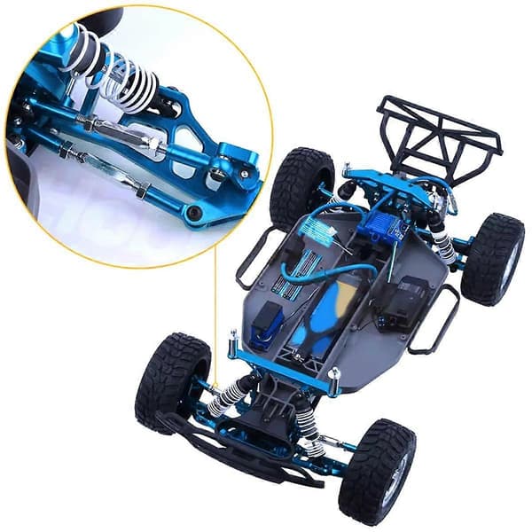 Metal Camber Link Stangsæt til Slash VXL 2WD Stampede Hoss 1/10 RC Bil Opgraderingsdele Blå