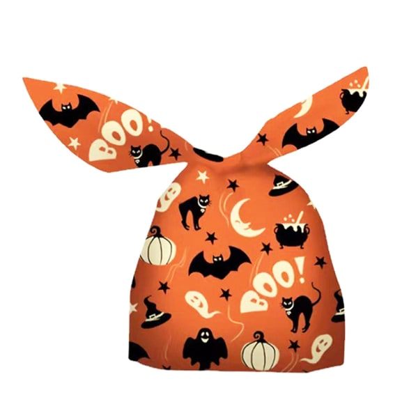 Halloween slikposer Græskar Flagermus Snack Kiks Gavepose Trick or Treat Børn favoriserer Halloween Party Dekoration Tilbehør null - C