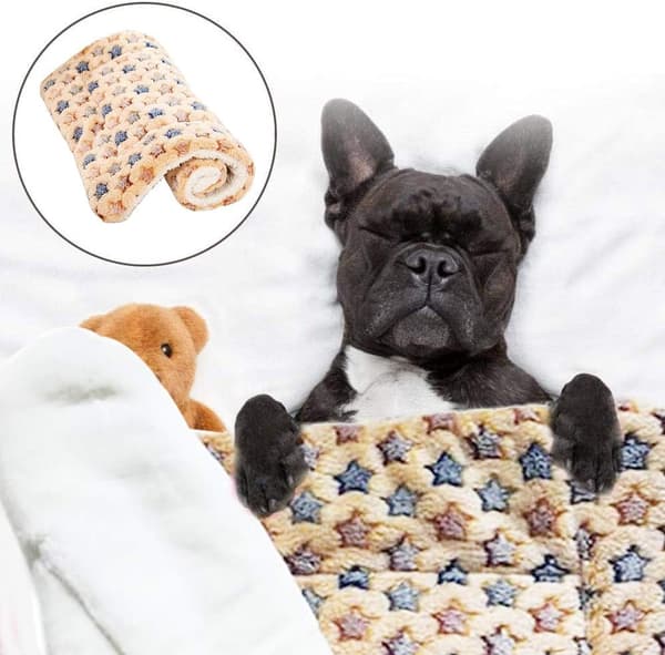 Filtar för hundkatt, fluffiga valpkuddar, husdjursfluffig fleece så