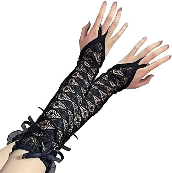 Black Cat Cosplay Cosplay, inkluderar spetsöron, maskeradmask