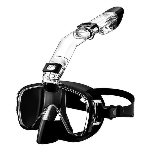 Snorkelmaske Foldbar Dykmaske Sæt Med Tør Og Kameramontering, Anti-dug Professionel Snorkling G