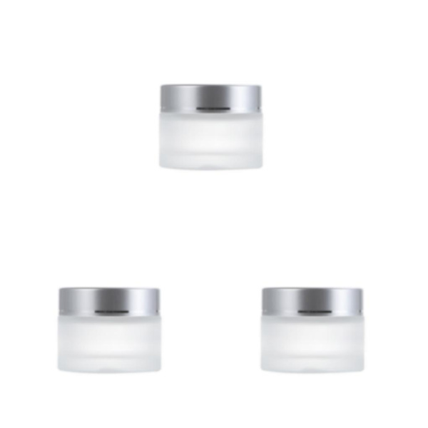 1/2/3/5 Monikäyttöinen Matta Kosmeettinen Kasvovoidepurkki - Kestävä ja silvery 100g,1 3PCS