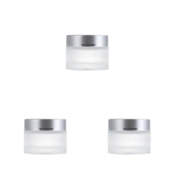 1/2/3/5 Multipurpose Matt Kosmetisk Ansiktskrukke - Holdbar og silvery 100g,1 3PCS