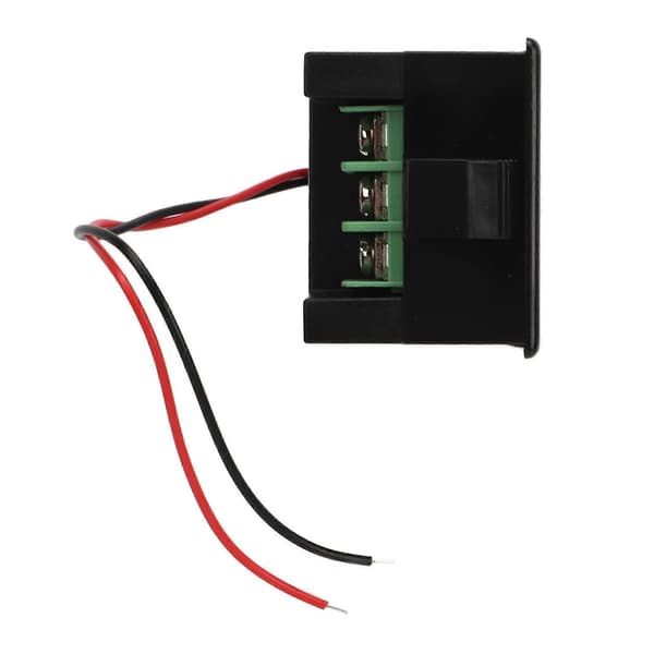 YB4835VA DC 0 til 300V 50A Dobbel Skjerm Strøm Voltmeter Vanntett Interferensbestandig LED Spenningsamperemeter