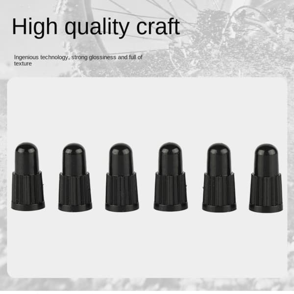 100 ST Cykeldæk Hætte Støvtætte låg Ventil Air Cap 100PCS