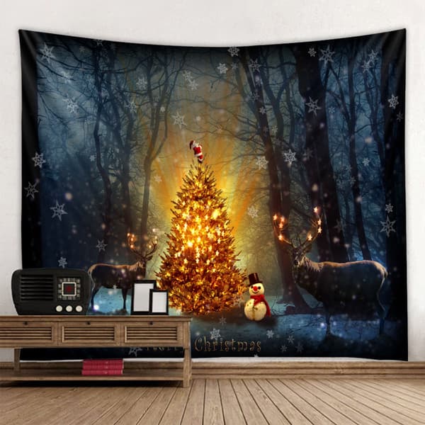 150cm*100cm, Gobelin Juledekoration Baggrundsstof