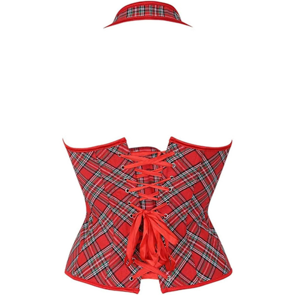 Korsetit naisille Overbust Bustier Top Gothic Sexy Shoulder 604 M