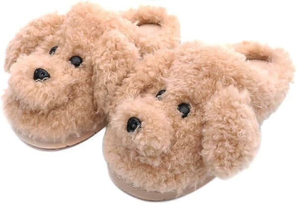 Søde Teddy Dyre Hjemmesko til Kvinder, Varme Hjemmesko med Hukommelsesskum