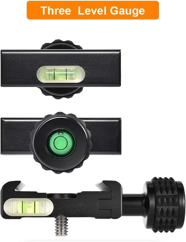 #50mm hurtigutløserplateklemme, universell kameramontering vater#