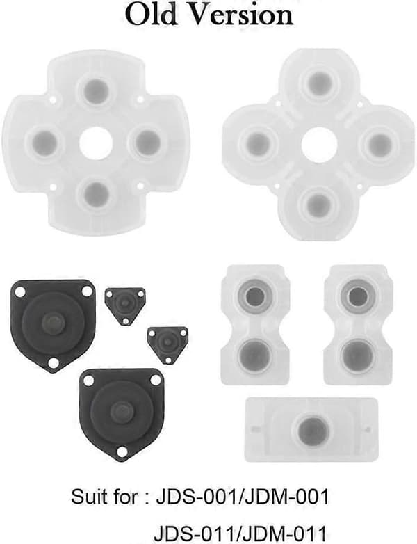 4 Sæt Silikone Ledende Gummi Pad Keypads til Sony Playstation 4 PS4 Controller til Dualshock 4 Knapper Reparation Udskiftningsdel