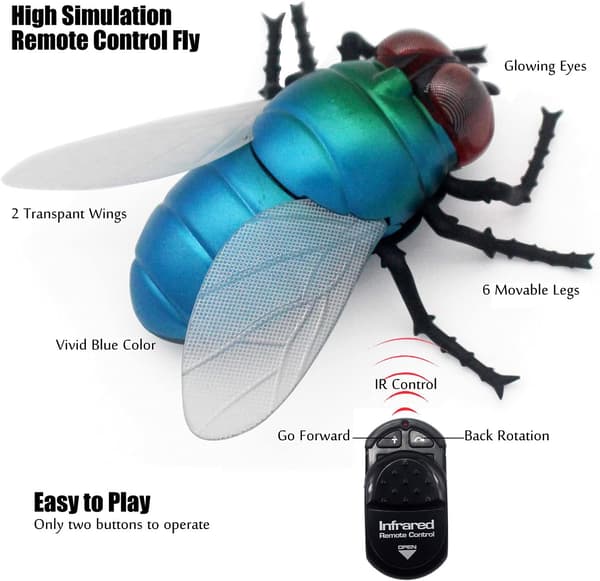 #RC Fly Animal Toy Fjernkontroll Mosca Realistisk Elektrisk#