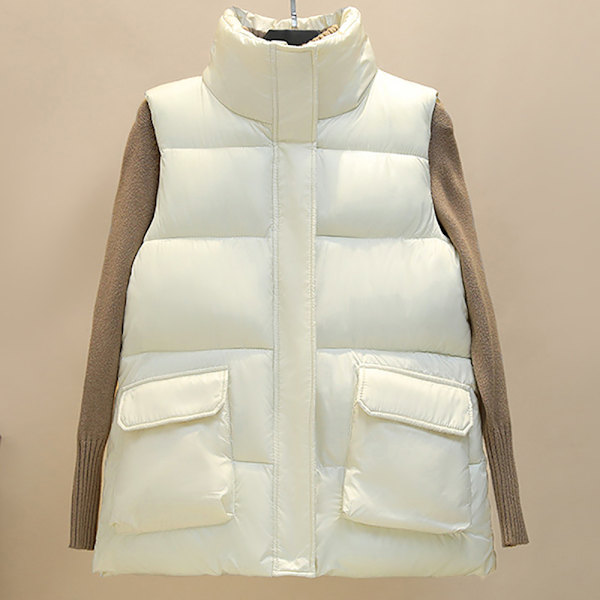 Pojkar Flickor Puffer Dunvästar Toddler Barn Zip Ärmlös jacka blue L