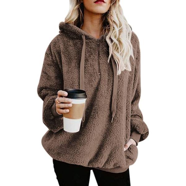 Dame Fuzzy Hettegensere Pullover