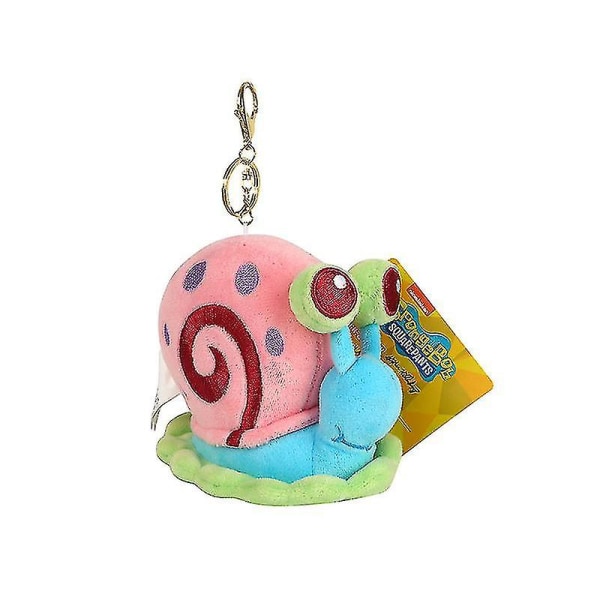 Sienimies Kaapo Ripustus Pehmolelu Patrick Tähti Kalmari Tentakkelit Piirretty Täytetty Nuken Ripustus Lapsi Syntymäpäivälahja 8.5cm Gary the Snail
