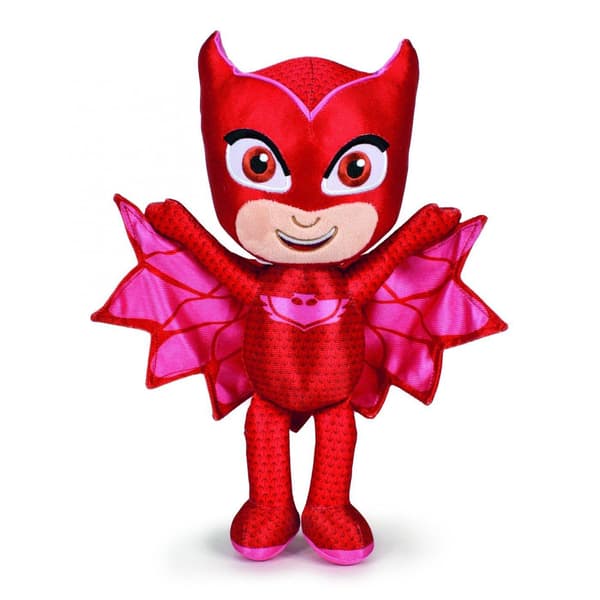 PJ Masks Pyjamassankarit Pöllö Stora Pehmolelu Pehmo 60cm Leks red