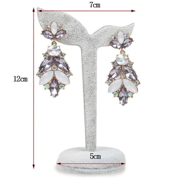 Örhängesdisplay D Rekvisita Stiftörhängen H Ställ 12cmx7cm()