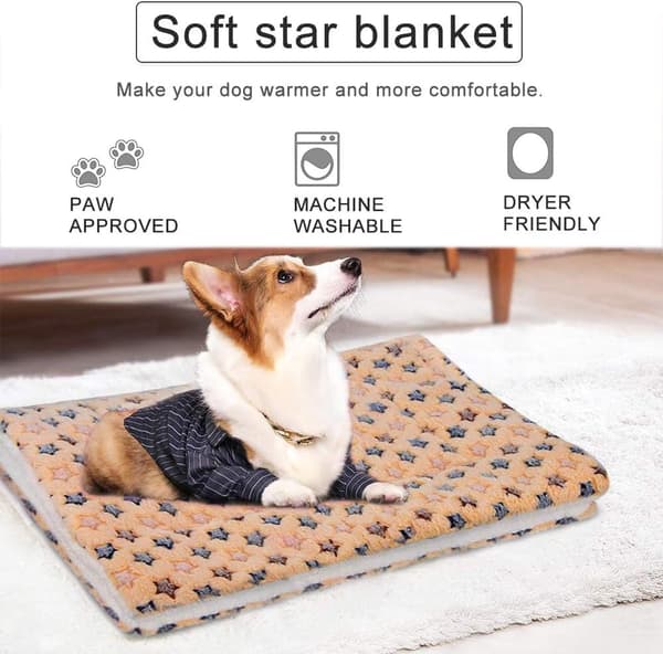 Filtar för hundkatt, fluffiga valpkuddar, husdjursfluffig fleece så