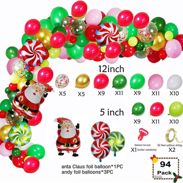 Juleballon oppustelig folieballon Julemand jul T