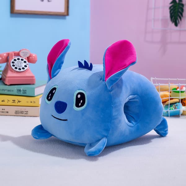 Sy docka varm hand kudde docka händer i Fylld leksak vinter Smiling Stitch 32cm