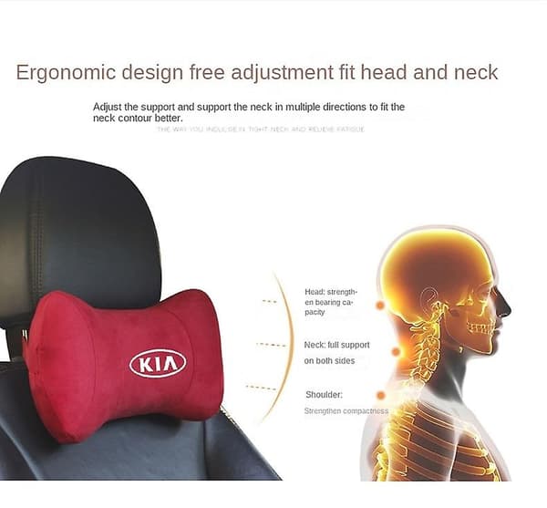 Egnet til KIA memory foam nakkestøttepude nakkestøtte Beige