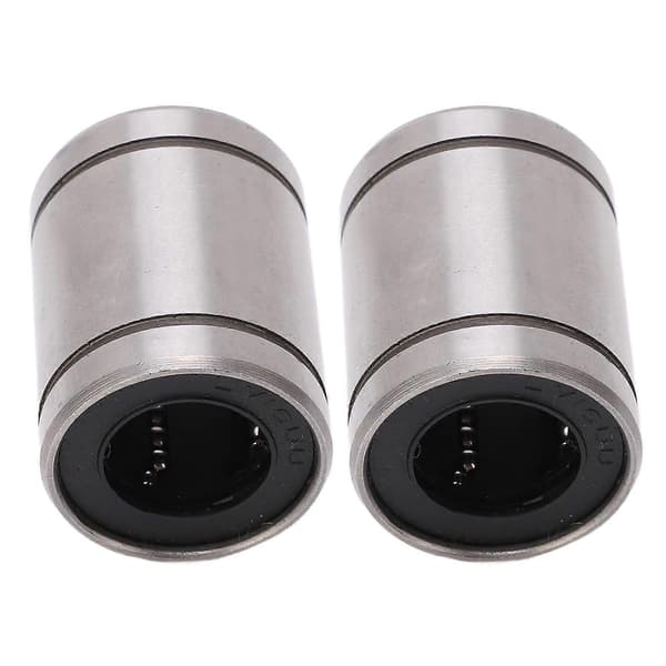 2 stk sylinder lineær bevegelse kulelager ID 16mm OD 28mm LM16UU for CNC 3D-skriver