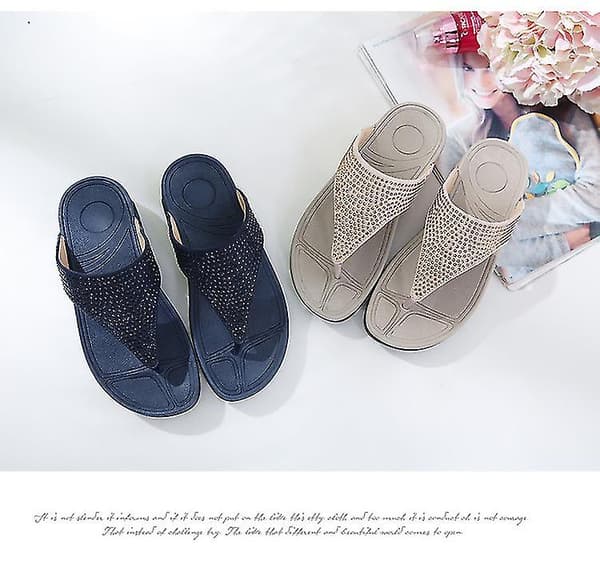 Fit Flop Dam Glitter Toe Post Sls 37