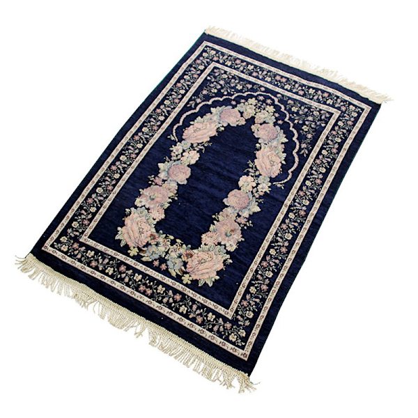Ramadan Koranen Islamisk Bön Matta Matta Tofs Bordsduk Cover Yogamatta Dark Brown