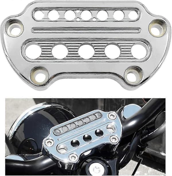 Styrestemtoppklemme passer til Harley 95-up Sportster 06-up Dyna Chrome