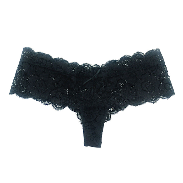 6-pak havfrue-stringtrusser med blonde - 6 farver! MultiColor L