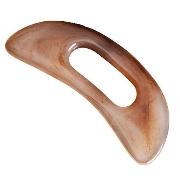 Large Body Sculpting Dränage Lymfatisk Massager Skrapande Gua Sha Massage Tool Coffee