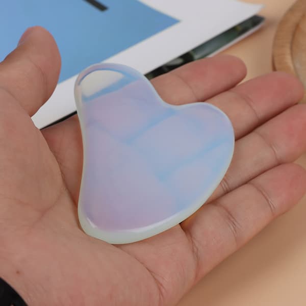 Naturlig Opal Jade set för ansiktsmassage verktygssats