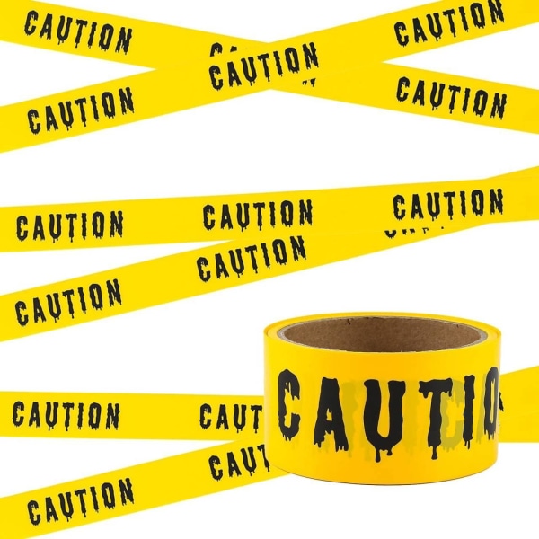 Halloween Caution Tape - Advarsel Fare - Arbeidsplass & festdekor