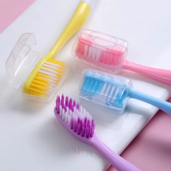 Multifunktionell tungskrapa tandborste mjuka borst dubbeleffekt  tungrengöringsborste tungskrapa åtta tandborstar 249f | Fyndiq