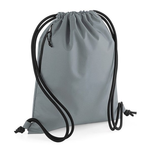 Bagbase Unisex Aikuisten Kierrätetty Kiristysnyörilaukku Harmaa Grey One Size