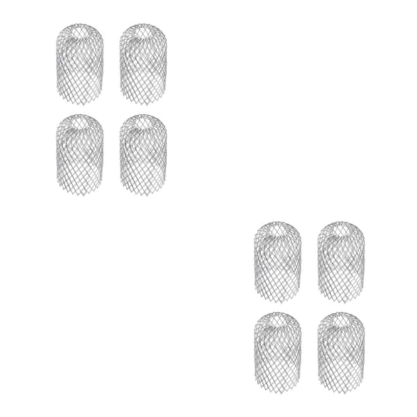 1/2/3/5 4x justerbar storlek aluminiumrännskydd för avlopp 17cm high 8cm diamet 2PCS
