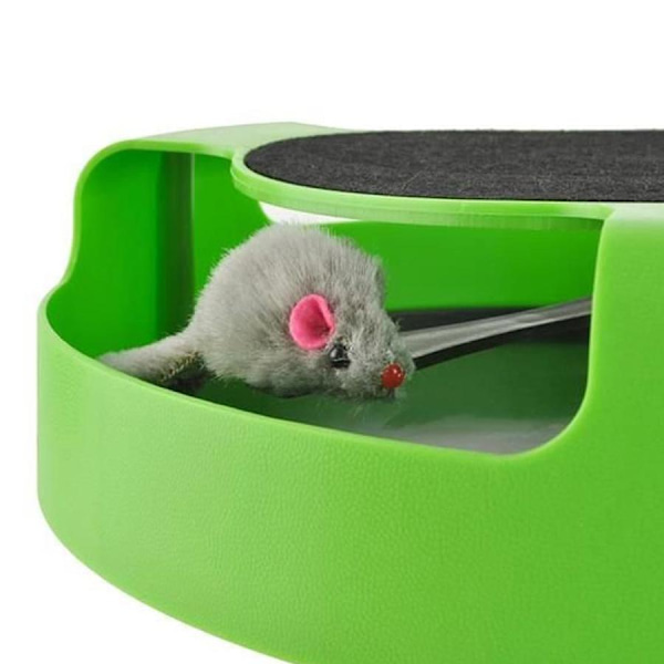 Kattleksak med Mus - green
