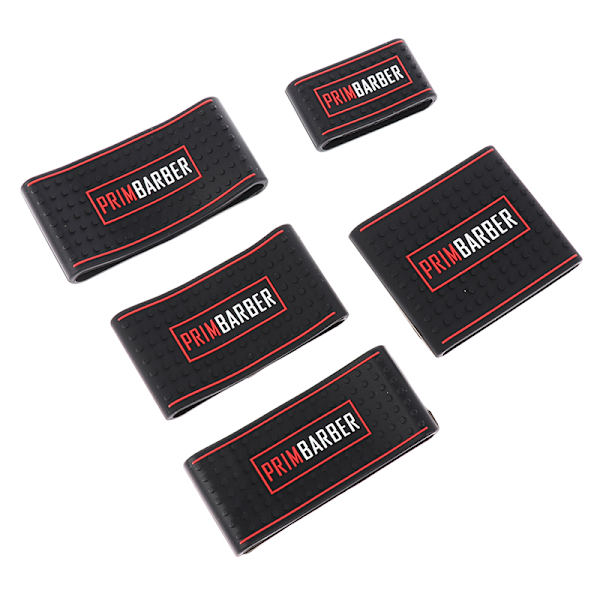 5 st Non Slip Barber Hair Clipper Bands Grip Ärmar Hår Trim