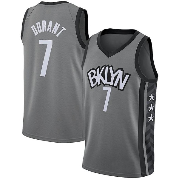 Mordely New Season Brooklyn Nets No.7 Kevin Durant Baskettröja XXL
