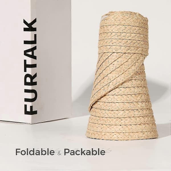 Dame Solhat Foldbar Solhat Sommer Hestehale Strandhat