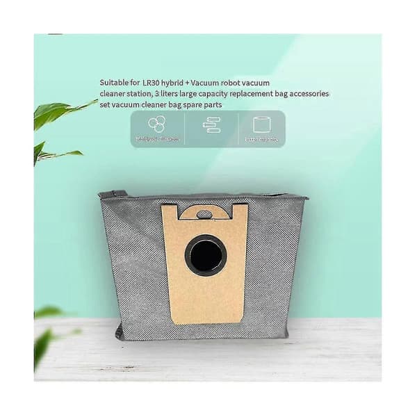 24 stk. D-poser til Robovac L35 Hybrid Lr30 Hybrid Lr20 Auto-empty Stat, med aktiveret