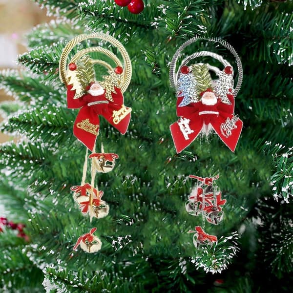 Juledekoration Xmas Tree Hængende Julemand vedhæng GULD