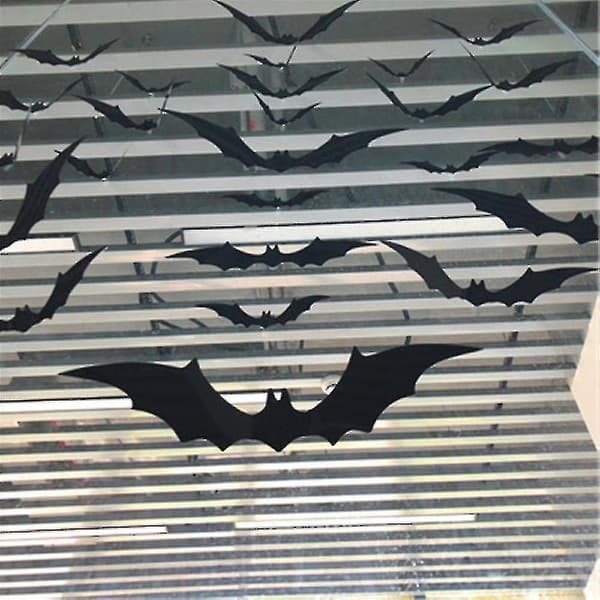 56 st Halloween dekoration Halloween Bat 3d väggdekal