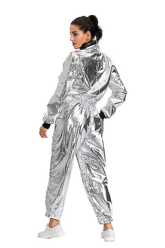 Astronaut Kostym Rymddräkt Romper Halloween Carnival Cosplay