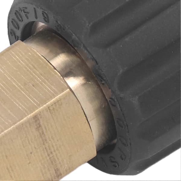 Højtryksrenser Adapter Pistol Slangeforbindelse 5000PSI Reservedele Tilbehør Hun G3/8 til Hun M22 15mm