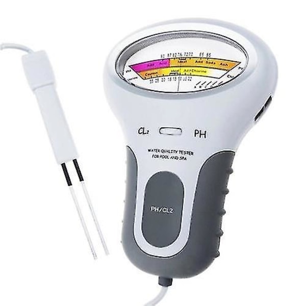 2 i 1 Ph klormätare Tester Pc-102 Ph Tester