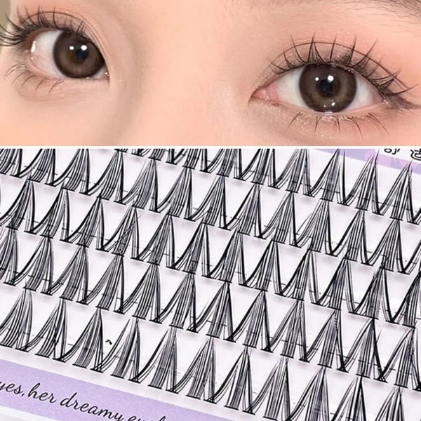 Manga Lashes Lösögonfransar FEM RADER FEM RADER Five rows